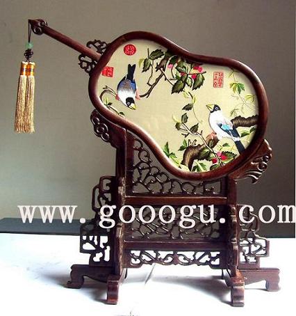 花鳥(niǎo)雙面繡,花鳥(niǎo)蘇州刺繡,蘇州刺繡精品