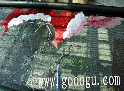 琉璃工坊屏風(fēng)、網(wǎng)格刺繡屏風(fēng)、蘇州刺繡隔斷，純手工繡高檔隔斷